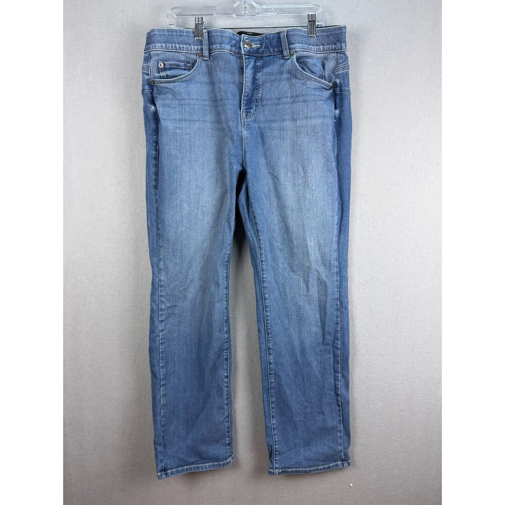 Torrid Bombshell Straight Jeans 16R Medium Wash Premium Stretch